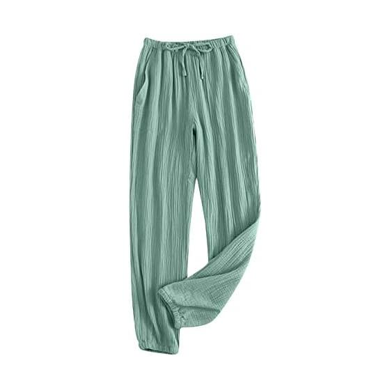 [ASHE RANGEL] Pajama pants, ladies, bottoms, room wear, double gauze, relaxing room pants, warm, loungewear, shorts, long pants, 100% cotton,