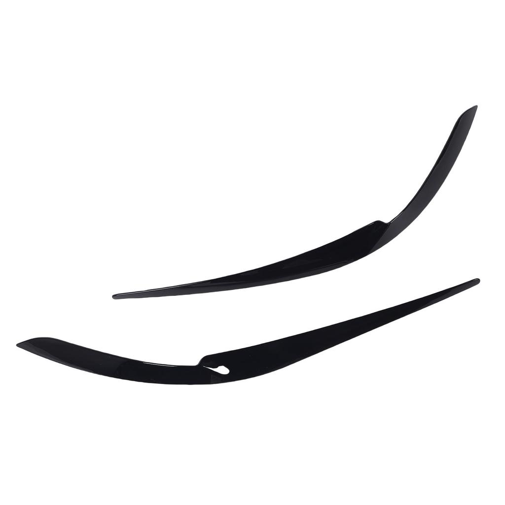 Pair of Front Headlight Eyebrow Left Right Headlamp Eyelid Cover Trim Replacement for X5 G05 X6 G06 LCI
