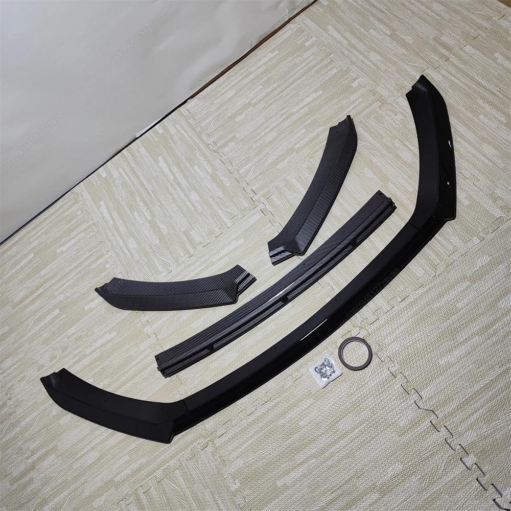 3Pcs Front Bumper Splitter Lip Diffuser Body Kits For Seat Leon 3 MK3 5F TDI TSI ST SC 2012-2016 Tuning ABS Spoiler Accessories