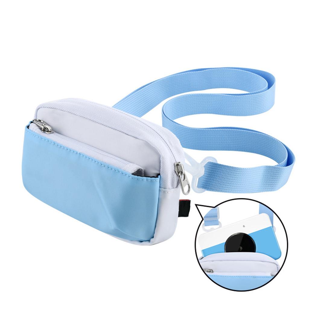 Měkké mini pouzdro na fotoaparát, látkový obal s ramenním popruhem pro Kodak Printomatic Instant Camera Case