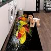 Fruit Pattern Soft Kitchen Rug Anti-Fatigue Kitchen Rug Waterproof Non-Slip Rugs Set Runner Rug Bedside Rug Absorbent Carpet For Kitchen