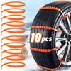 10/20PCS Car Tire Chains Winter Snow Anti-Skid Tyre Cable Ties Auto Outdoor Snow Tire Tyre Anti Skid Chain Emergency Accessories