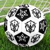 1PC Mechanical Star Emblem Floral Abstract Soccer Ball Size 5 Football Machine Sewn Indoor/Outdoor Universal Football S51