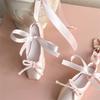 1PC ballet shoes exquisite and cute pendant mini cute simulation shoe shape keychain mini