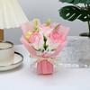 Finished Fake Flower Soap Rose Flower Bouquet Good Wishes Forever Gift Graduation Bouquet Artificial Rose Flower Bouquet