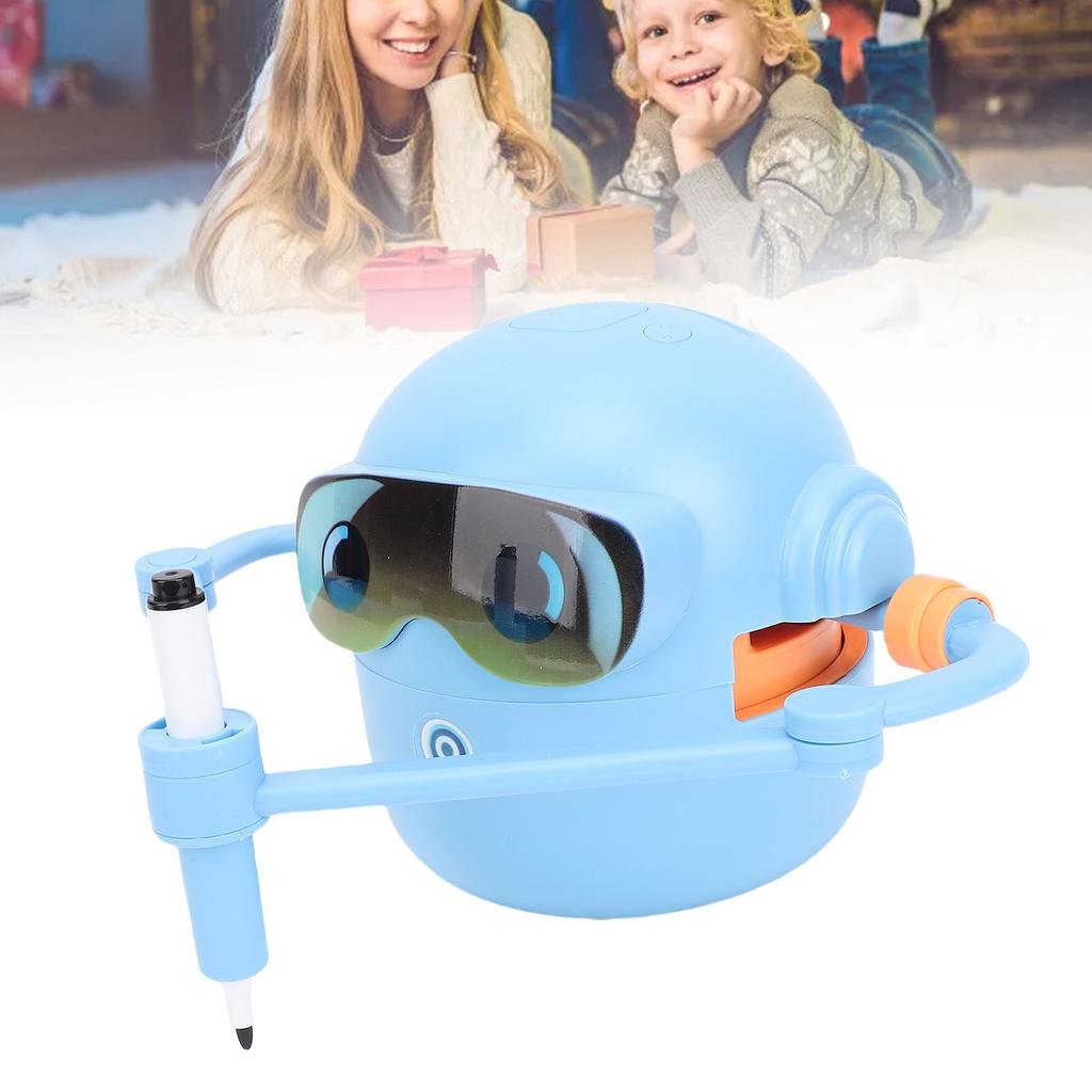 Intelligenter Zeichenroboter Interaktiver pädagogischer Malroboter Spielzeug mit Karten Stiften zum Lernen Geschenk