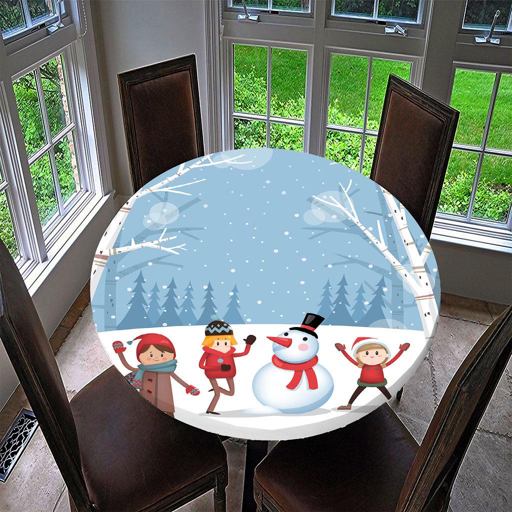 Round Tablecloth Cover For 47inch Dining Table Gift Santa At Affordable S Free Real Reviews With Photos Joom Round Tablecloth Cover For 47inch, What Size Tablecloth For 47 Inch Round Table