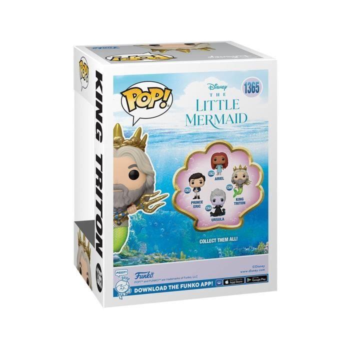 Figurine POP! King Triton 9 cm - FUNKO - La Petite Sirène - Gamme Pop ! - Intérieur