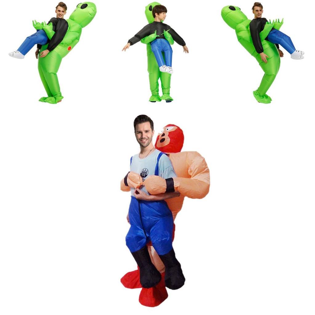 Cute Inflatable Et Costume Wrestler Outfit For Halloween Party Fun