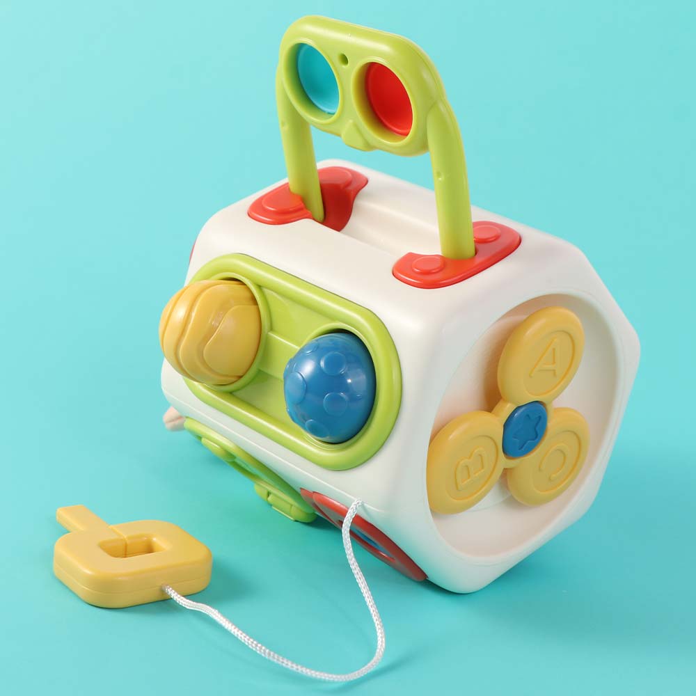 Parent-child Interactive Montessori Sensory Toys Polyhedral Baby Busy Cube Children Girls Boys