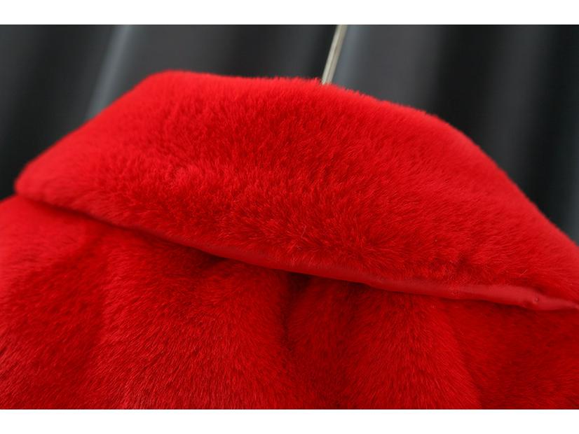 Girls' Thickened Cotton-Padded Faux Leather Jacket - Autumn/Winter Outerwear for Toddlers and Children