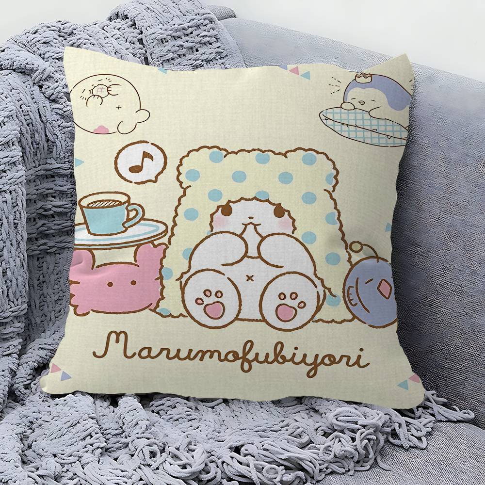 Cute Cartoon M-Marumofubiyori Stitch Lucky Dragon Pillow Cover Sofa Cushion Cover Home Room Decoration Children Gift
