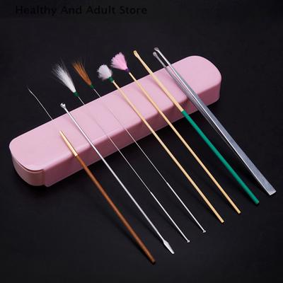 10/8pcs Ear Wax Remover Cleaning Kit Pickers Ear Pick Earwax Cleaner Goose Feather Care Removal Tool for Baby Adults Ear Cares