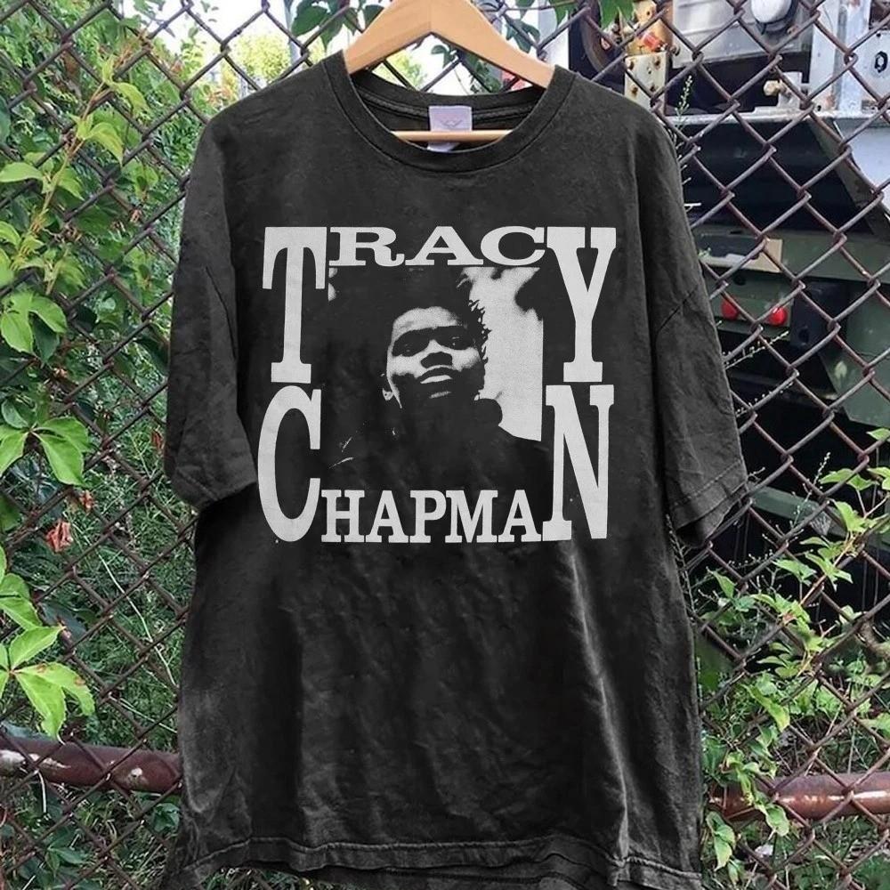 Tracy Chapman Grafikdruck Unisex Schwarzes Shirt S-5XL Q8374