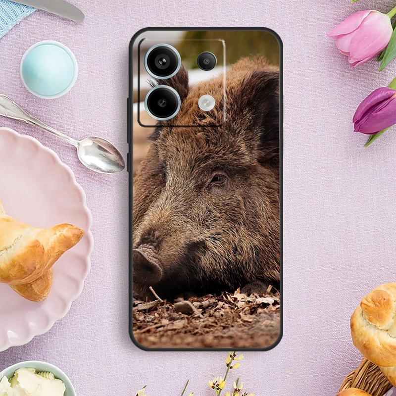 wild boar Case For Xiaomi Redmi Note 12 11 9 10 13 Pro Plus 9S 10S 11S 12S Redmi 12 10 C 9C 13C Cover