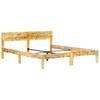 Solid Wood Bed Reclaimed Wood 180 x 200 cm