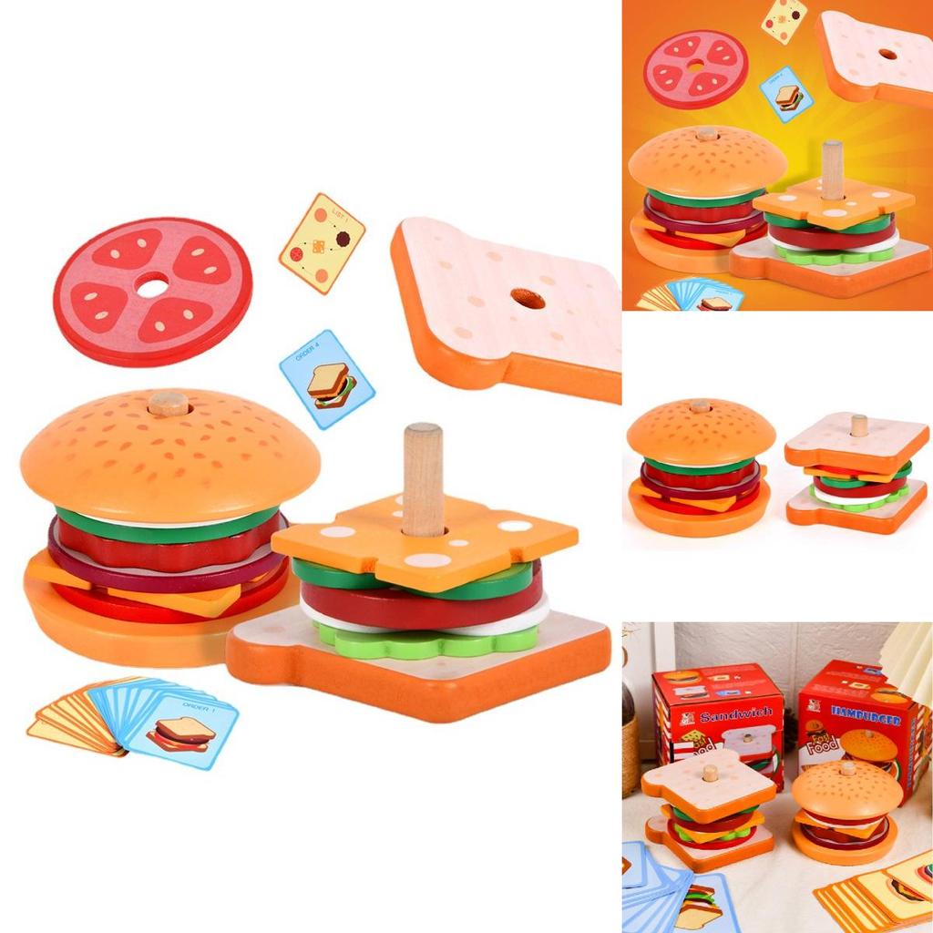 Burger Food Model Toy For Kids