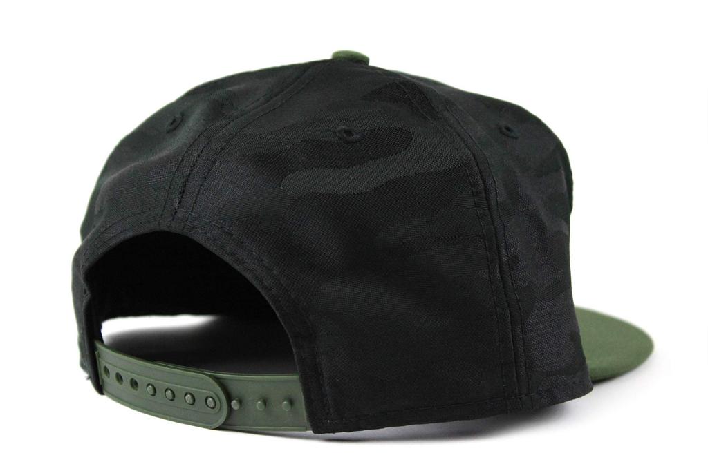 New Era 9FIFTY Camouflage Snapback Cap in CAMO ARMY/BLACK