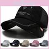 Sport Letter Outdoor Embroidery Fishing Hat Adjustable Sun Protection Breathable