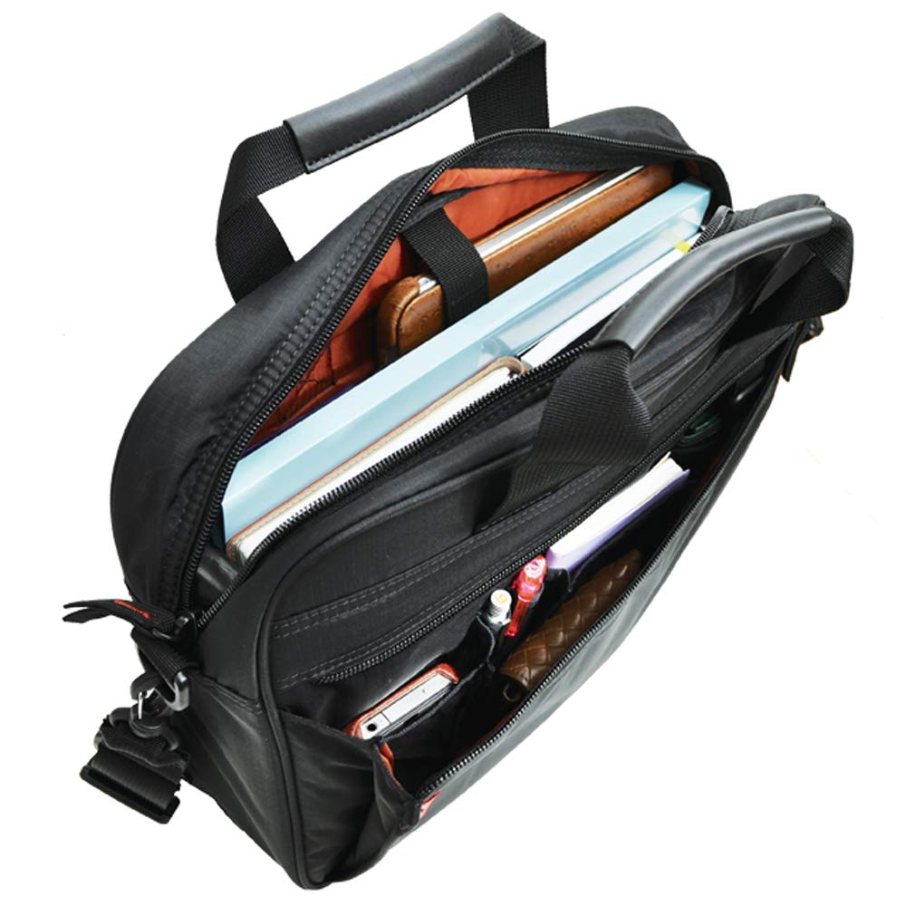 Manhattan Passage 2170BK Kompakte Aktentasche (Schwarz) Unisex