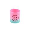 Kids' Colorful Smiling Rainbow Coil Toy - Elastic Spiral with Seven Colors for Street Stall Prizes