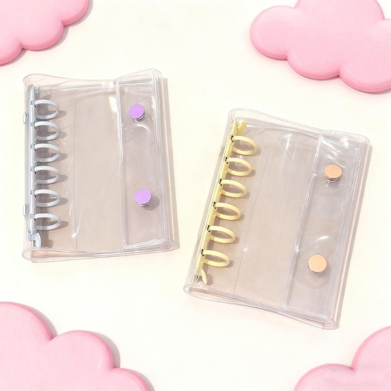 Removable Rings Binder A7 Notebook Smooth Writing Recycled Paper Refillable Planner Notebook For Student Professional