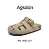 Augustus Denboken Slippers Women's 2025 New Summer Wear Baotou Half Slippers Thick Bottom One Pedal Cold Slippers