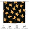 Chicken Print Shower Curtain Waterproof Fabric With Hook Bathroom Decor For Girls And Kids Room Various Colors Available (Yellow