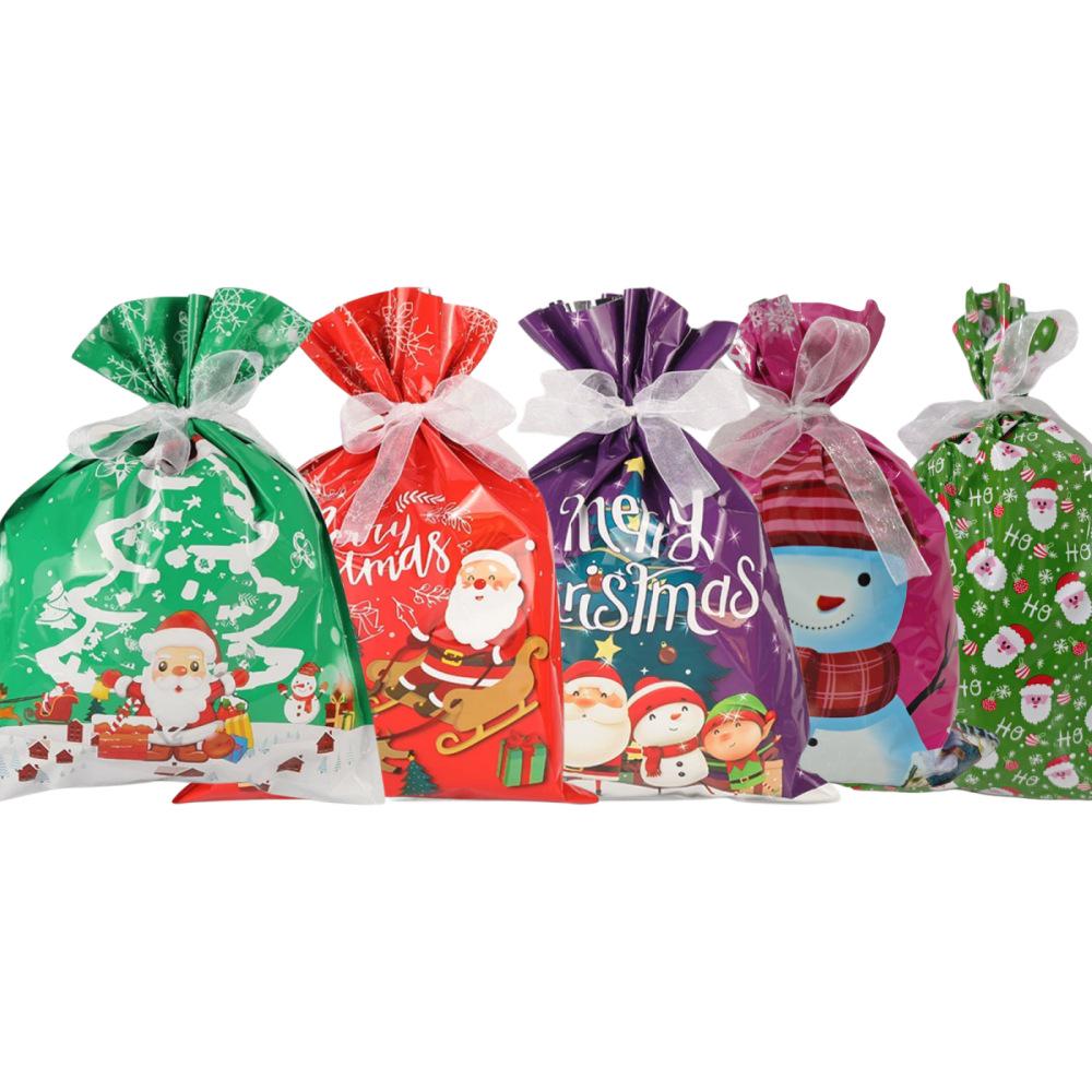2025 Christmas Eve Drawstring Candy Gift Bag Set