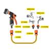 Garden Hose Nozzle Multi-Functional 8 Patterns Water Hose Sprayer Nozzle For Car Washing Pet Grooming Planting Pool Maintenance