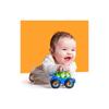 Bright Starts Oball Rattle & Roll [6 months+] Sports Car Stroller Toy, Teether, Rattle, Baby Shower Gift, Blue 81559