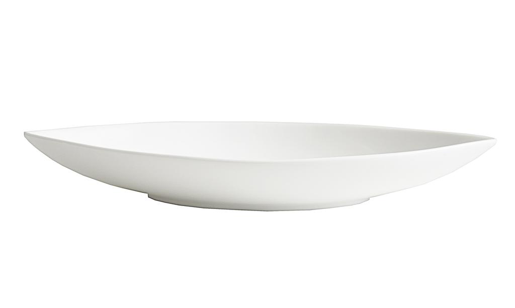 Ambition White porcelain salad bowl 30.5 cm