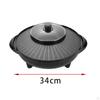 Electric BBQ Grill and Pot Combination for Outdoor Entertaining