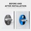 Zinc Alloy Car Door Lock Buckle Cover Protective Covers For VW GTI Polo Golf Passat Scirocco Tiguan Jetta T-ROC Touareg Taigo CC