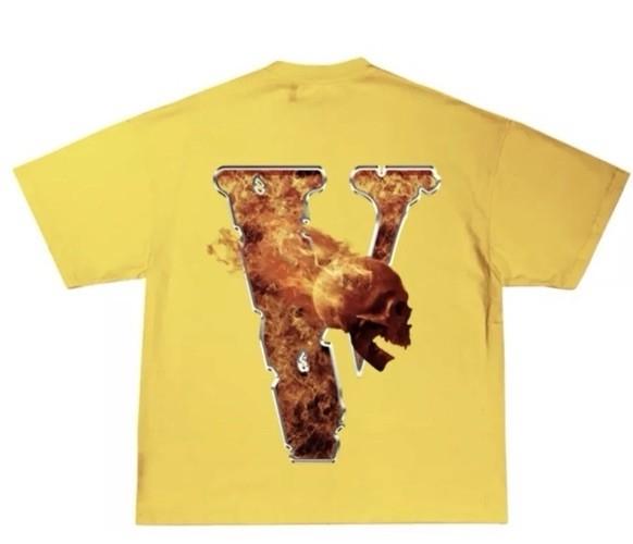 Vlone x Juice WRLD Legends Never Die 999 Gelbes T-Shirt Größe S Unisex T-Shirt