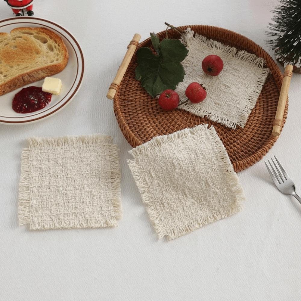 Cotton Decorative Placemat Soft Utensil Pads High Quality Table Mat