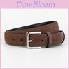 Genuine Leather Womens Belt With Vintage Cowhide Finish For Business And Casual Wear
