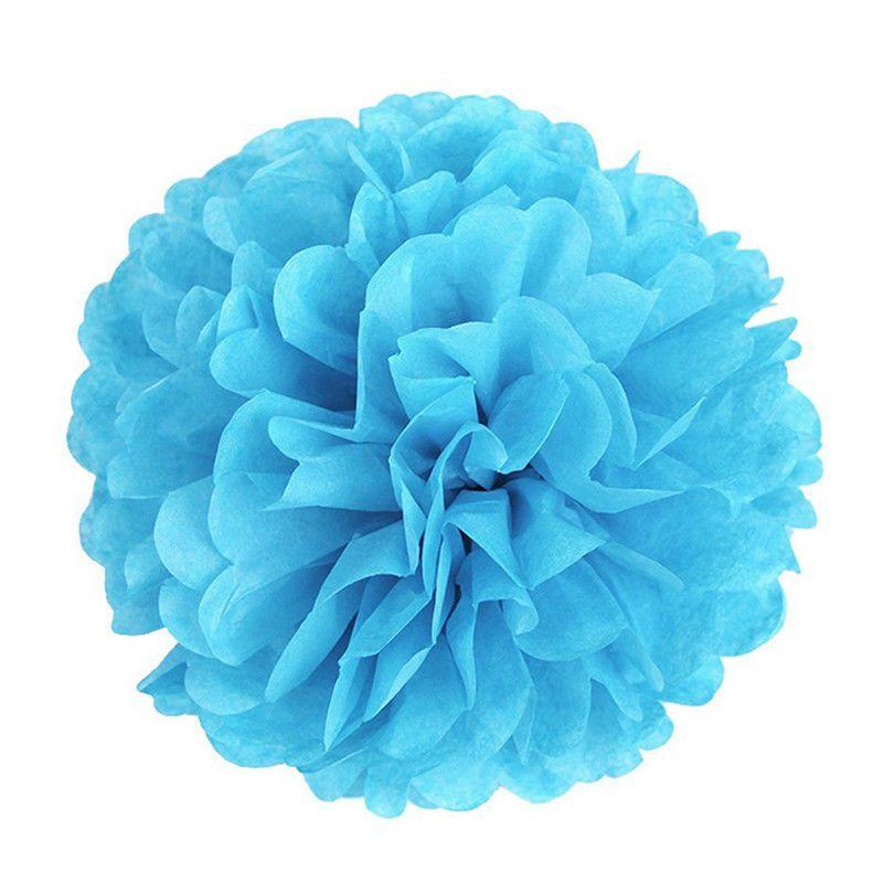 9pcs 8 10 Tissue Paper Pom Poms Ball Wedding Birthday Party Baby Decor Room