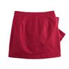 2024 Winter High-Waisted A-Line Skirt with Bow Decoration - European & American Fashion, Age-Reducing Style