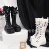 Gothic Style Women's Boots Trendy Women's Motorcycle Boots Platform Vampire Cosplay Women Mid-calf Boots 2026 New Women's Shoes