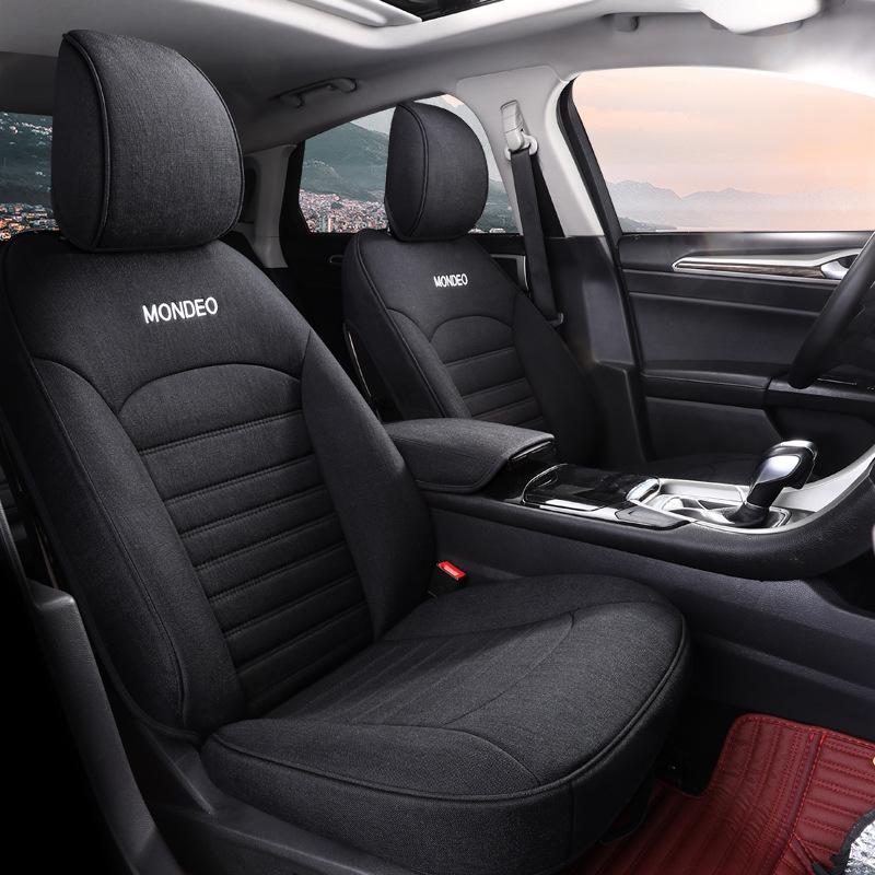 

Льняной чехол на сиденье автомобиля Ford Mondeo для пятиместного салона – Всесезонный с полным охватом Model Year Note