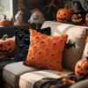 Halloween Pillow Covers 18x18 Inch Throw Pillow Cases Soft Plush Faux Wool Couch Cushion Case For Chair Sofa Bedroom Room Home Decor