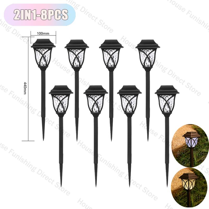 2025 Solar Yard Lights Bright Lawn Lights Outdoor Waterproof Led Solar Pathway Lights Landscape Path Lights Outdoor Decoration
