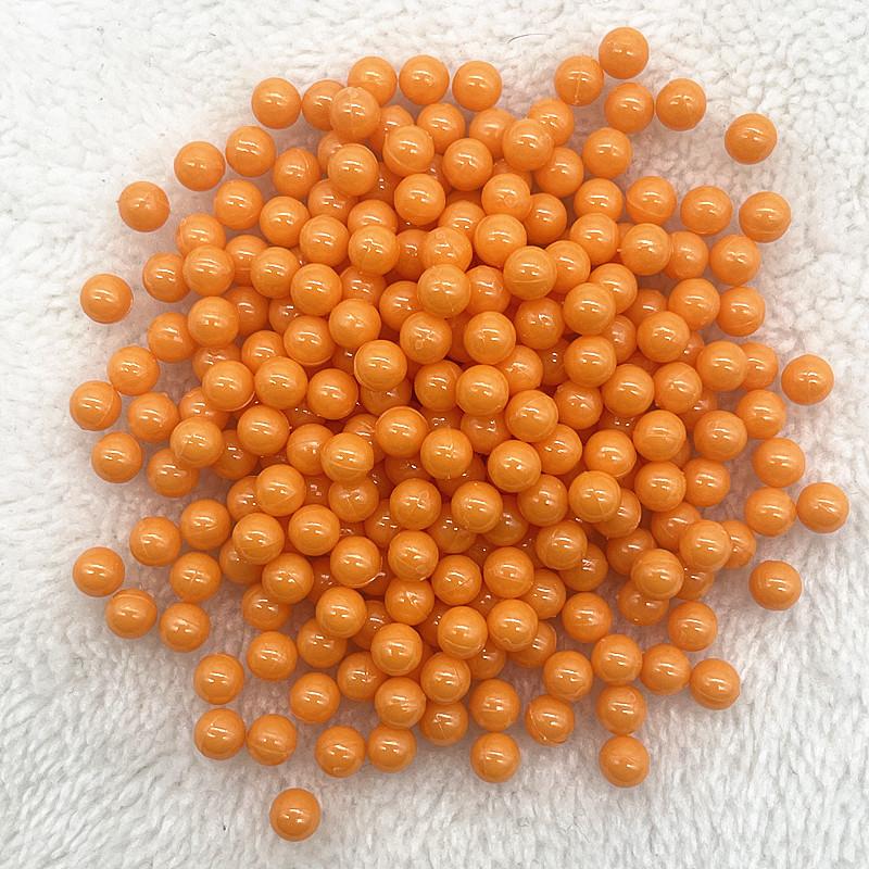 3/4/5/6/8mm Okrągłe Wielokolorowe Akrylowe Koraliki Bez Dziurki Luźne Koraliki do Tworzenia Biżuterii Akcesoria DIY