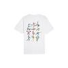 Puma Color Block Simple Line Print Casual Round Neck Short Sleeve T-Shirt Unisex Tops White 626933-02
