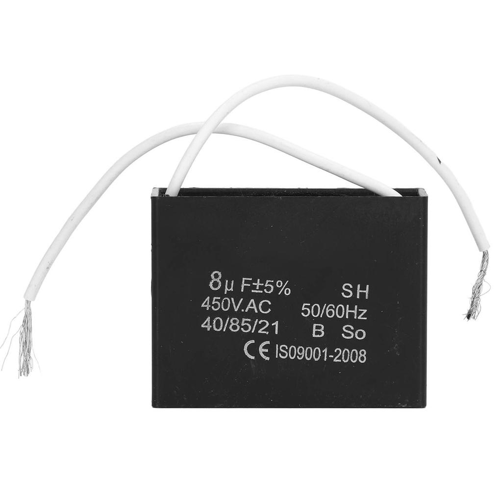 8microfarad Generator Starting Capacitor Fan Motor Air Conditioner Running Capacitor 450VAC