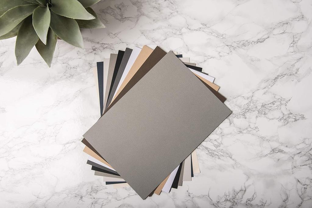 Sizzix Neutral 10 60 Sheets 10 Neutral Colored 60PK Authentic Japanese Product Cardstock, Colors, Colors, / Surfacez- Cardstock, [663780]