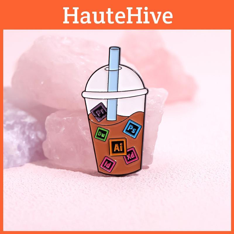 Creative Design Office Accessories Cute Cartoon Character Brooches For Personal Style