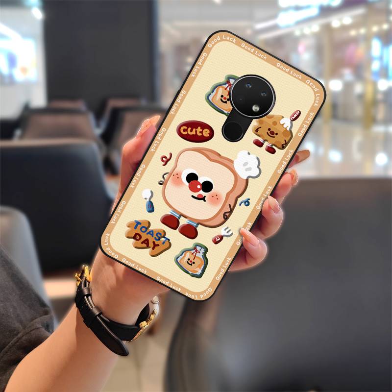 Dirt-resistant Durable Phone Case For Nokia 6.2/7.2 Silicone Anti-knock Graffiti Anti-dust Cartoon Phone Pouch Soft Case