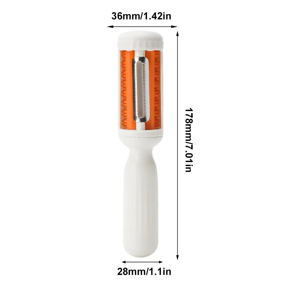 2-In-1 Swivel Vegetable Peeler Rotating Design Potato Scrubber Brush Stainless Steel Scrubbing And Peeling Knife Kitchen Gadgets